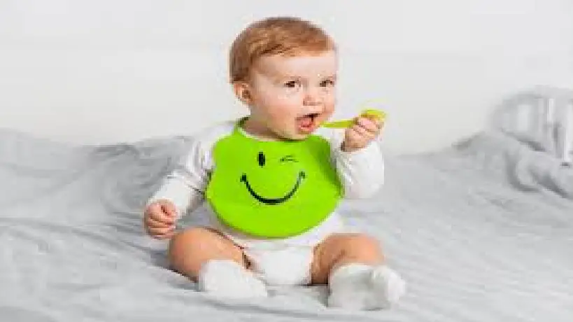 when do babies start wearing bibs