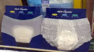 diapers or pads after delivery